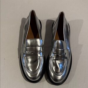 Madewell Metallic Silver Men's Loafers